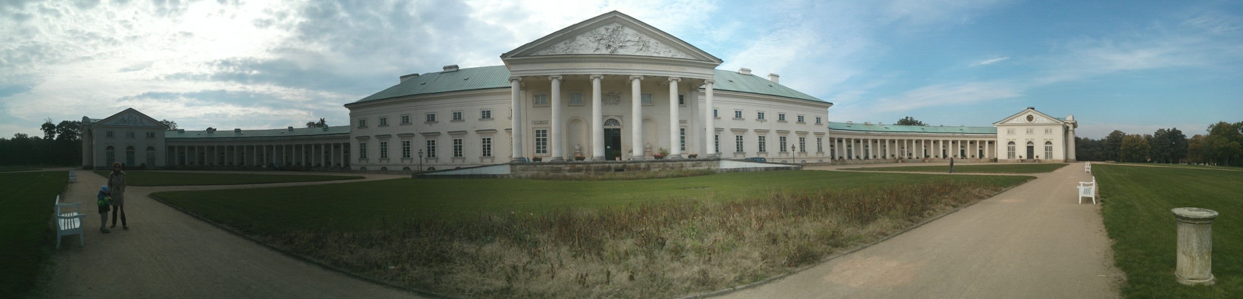 Panoráma zámku Kačina